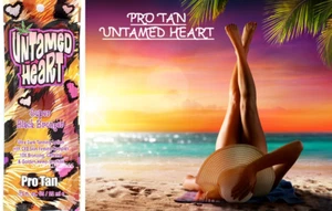 PRO TAN UNTAMED HEART 22 ML BRÄUNUNGSLOTION SONNENLIEGE FAST DARK TAN - Bild 1 von 2