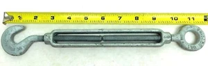¡Nuevo! 3/8" x 11" a 17"! Torniquete de apriete de carga galvanizado gancho/perno de ojo NH - Imagen 1 de 1