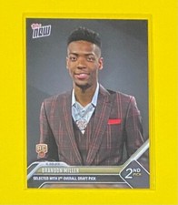 2023 Topps Now Basketball Brandon Miller ROOKIE CARD SP Hornets #D2 RC