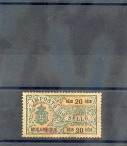 MOSAMBIK R41 * SEHR SCHÖN LH 1905 IMPOSTO DO SELLO, 20R SCHWARZ & GRÜN 45 $ - Bild 1 von 1