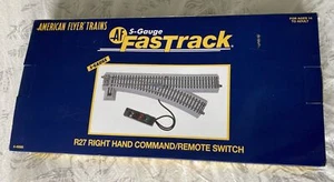 S-Gauge - Lionel - American Flyer FasTrack R27 Right Hand (don’t Work, For Parts - Picture 1 of 2
