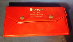 Starrett No. S167C Radius Gage Set - Picture 1 of 5