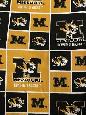 🌷MISSOURI STATE UNIVERSITY 100% COTTON FABRIC 1/2 Yard - Image 1 of 3