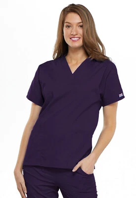 Blusa Médica Cherokee Workwear Originals Para Mujer Cuello en V, Estilo 4700 Foto 1 de 3