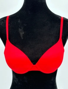 Sujetador push up rosa Victoria's Secret para mujer Wear Everywhere talla 32C rojo - Imagen 1 de 10