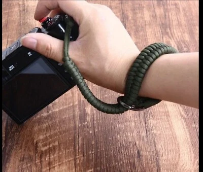 Correa trenzada para cámara en verde oliva vendedor de EE. UU. Foto 1 de 2