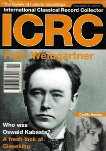 International Classical Record Collector [ICRC] Number 20 Spring 2000 - Picture 1 of 2