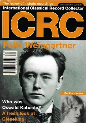 International Classical Record Collector [ICRC] Number 20 Spring 2000 - Image 1 of 2