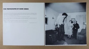 Diane Arbus cinco fotografías 1971 recorte de artículo - Imagen 1 de 3