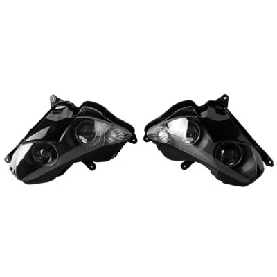 Conjunto de faros delanteros aptos para Kawasaki Ninja ZX14R ZZR1400 2012-2023 Foto 1 de 4