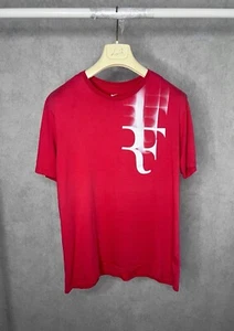 NIKE Men's RF Roger Federer Tennis/Pickleball  T Shirts Size L - Picture 1 of 4