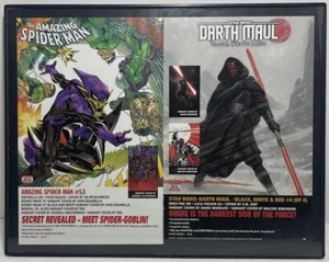 TASM & Star Wars Darth Maul Comic Wall Art Framed 11”x 14” - Picture 1 of 4