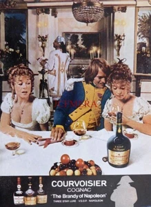 COURVOISIER '3 Star Napoleon' Brandy Cognac Drink Advert #1: Original 1972 Print - Foto 1 di 1