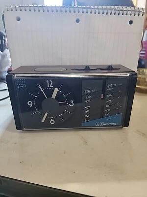 Vintage Emerson Quartz Clock Radio Alarm Clock Model RAC4400 Tested Works - Image 1 of 4