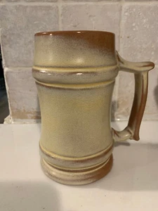 Vintage FRANKOMA Clay Pottery Mug Stein M2 Desert Gold - Picture 1 of 3