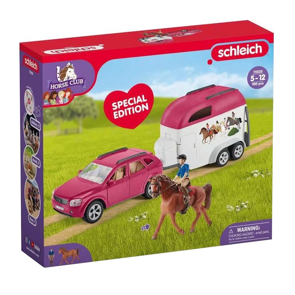 Schleich Horse Club Mr. Kramer's Reit-Abenteuer (72223) SUV mit Anhänger