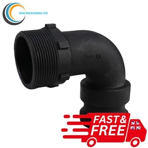 Camlock Adapter (2 Zoll) auf BSP Stecker (2 Zoll) 90 Grad Winkel - Bild 1 von 4