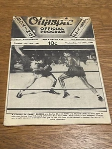 Olympic Auditorium Los Angeles CA Boxing/Wrestling Official Program 1947 - Picture 1 of 5