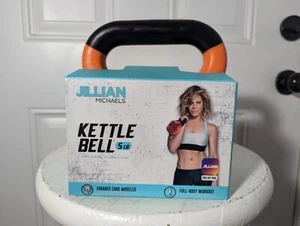 Jillian Michaels Single 5 Lb Kettle Bell Gym Weights Dumbbell - Picture 1 of 5