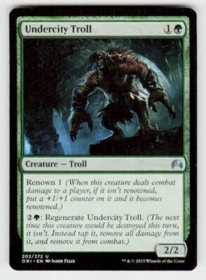 Magic Origins #202 Undercity Troll - Image 1 of 2