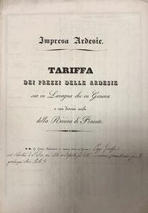 IMPRESA ARDESIE METÀ ‘800-TARIFFA DEI PREZZI SIA IN LAVAGNA CHE IN GENOVA - Foto 1 di 2