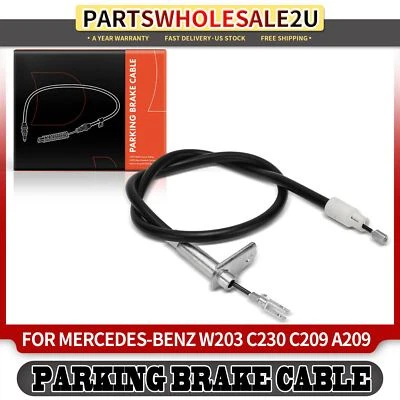 Cable de freno de estacionamiento trasero derecho para Mercedes-Benz W203 C230 C240 C209 CLK320 CLK550 Foto 1 de 4