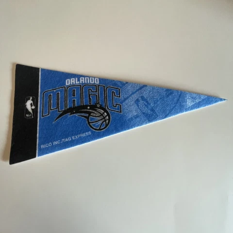 Orlando Magic Vintage Old Logo NBA Mini Pennant 9"x4” Felt Banner Flag Cover