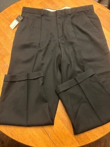 Slates by Dockers Dress Pants Black Men’s Size 38x29 Relaxed Fit Brand New - Picture 1 of 5