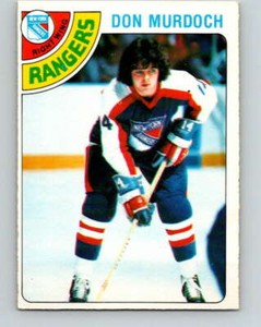1978-79 O-Pee-Chee #11 Don Murdoch  New York Rangers V20911
