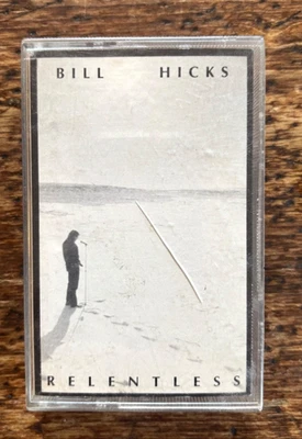BILL HICKS - RELENTLESS - 1992 UK Cassette/Tape - Laughing Stock - Comedy - Image 1 of 4