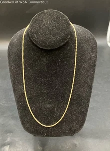 13K Yellow Gold Rope Chain Necklace 5.77g - Picture 1 of 8