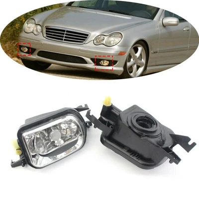 Par de luces antiniebla delanteras para Mercedes-Benz W203 C320 SLK230 2001-2004 Foto 1 de 4