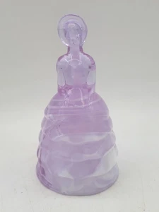 Summit Art Melanie Southern Belle Lady Lavender Slag Glass Figurine - Picture 1 of 6