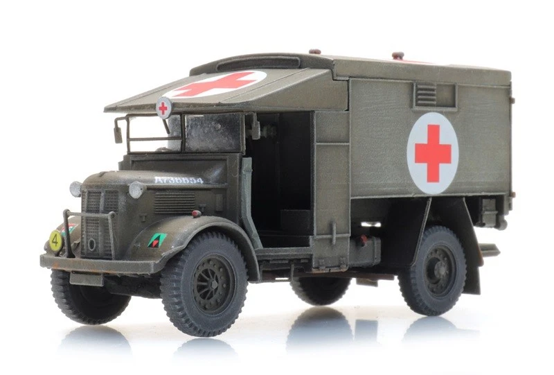Artitec 6870500 - 1/87 / H0 Austin K2 Ambulanza, Esercito Britannico - Nuovo - Immagine 1 di 1