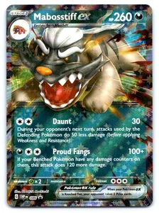 Mabosstiff ex Pokemon Promo SV: Scarlet & Violet Promo Cards 086 - Picture 1 of 2