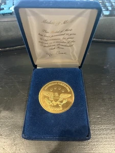 George Bush Republican Presidential Task Force Medal Of Merit - Picture 1 of 1