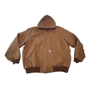 Vintage Carhartt 125 1889 2014 Active Jacke hellbraun braun Baumwolle Herren Gr. 3XL groß - Bild 1 von 10