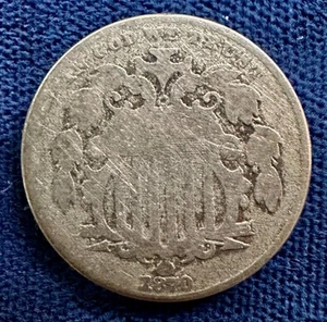 USA 1870 - P Schild 5 Cent - Bild 1 von 3