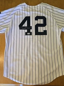 Camiseta deportiva firmada por Mariano Rivera Yankees Nike 99 MVP autografiada por BAS - Imagen 1 de 12
