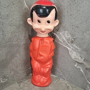 Soaky Disney Pinocchio Vintage 1960'S Bubble Bath Container Colgate Palmolive - Picture 1 of 9