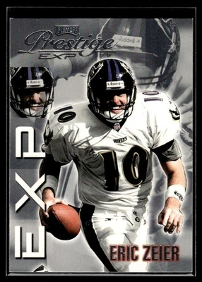 1999 Playoff Prestige Eric Zeier Tampa Bay Buccaneers #EX70 - Image 1 of 2