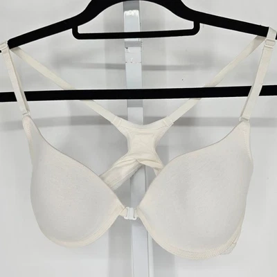 Sujetador camiseta vintage Y2K Joe boxer para mujer talla 36C cierre frontal blanco Foto 1 de 4