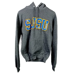 SJSU San Jose State University Champion Gray Fleece Hoodie - Small - Picture 1 of 6