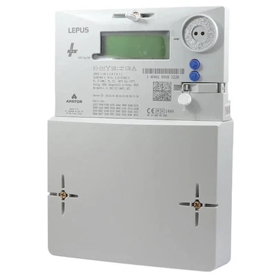 Contatore trifase bidirezionale 3 punti elettronico, consegna/riferimento, tarato MID - Immagine 1 di 4