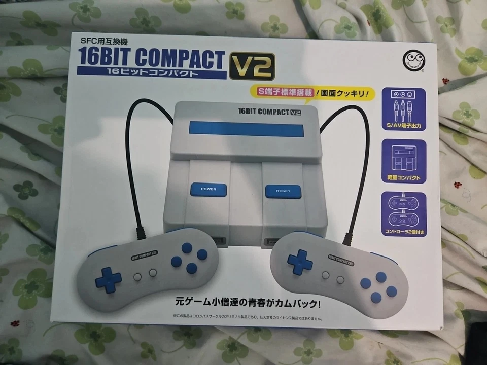 Compact V2 16 bits - Sistema de entretenimiento Super Nintendo (SNES) famicom nuevo Foto 1 de 3