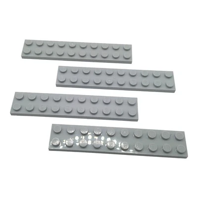 4x Lego® Platte 2x10 Medium Stone Grey 4211462 3832 beidseitig Star Wars Plate - Bild 1 von 4