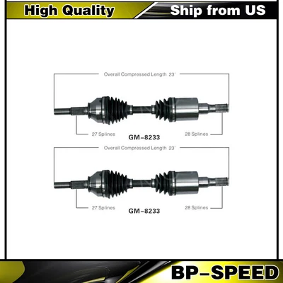 Juego de 2 ejes delanteros TrakMotive CV para Chevy Colorado GMC Canyon I-350 370 Foto 1 de 3