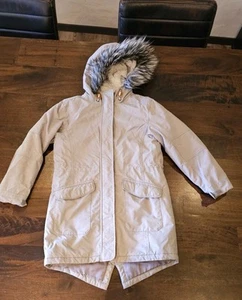 BONPRIX WINTERMANTEL PARKA MÄDCHEN GR 140/146 GRAU - Bild 1 von 5
