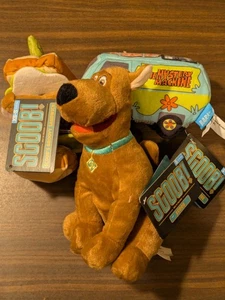 Bark 3 S Dog Toy Lot - Scooby Doo, Mystery Machine, & Scoob's Groovy Sandwich - Picture 1 of 8