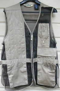 Bob Allen Fishing Hunting Shooting Vest Tan/Black Mesh Size XL NWOT - Picture 1 of 5